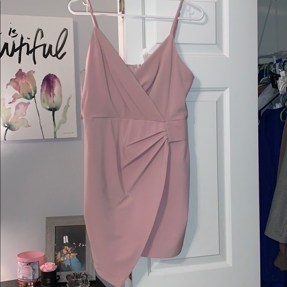 cocktail dress blush pink